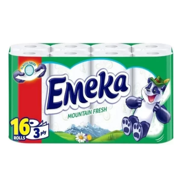 Emeka Hartie igienica, 3 straturi, 16 role Mountain Fresh - image 1