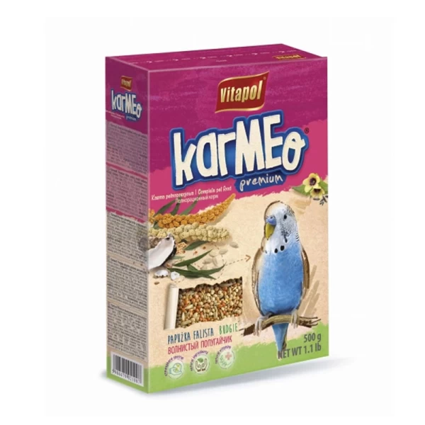 Комплексный корм Vitapol Karmeo для волнистых попугает 1 кг - image 1