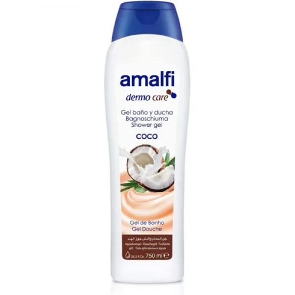 Amalfi Gel de dus 750ml Cocunut Milk - image 1