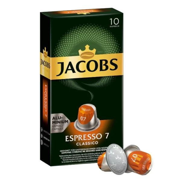 Jacobs Кофе Espresso Classico Capsule №7, 10 шт - image 1
