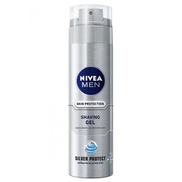 Nivea Gel de ras Ten Silver Protect 200 ml - image 1