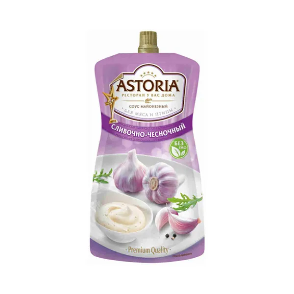 Sos de maioneza Astoria cu usturoi 42% 233 gr - image 1