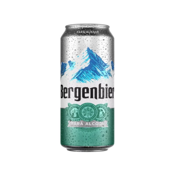 Bere Bergenbier fara alcool 500ml Doza - image 1