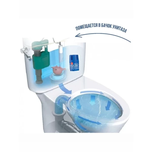 Контейнер-мыло для смывного бачка SANO BLUE, 150 г - image 4
