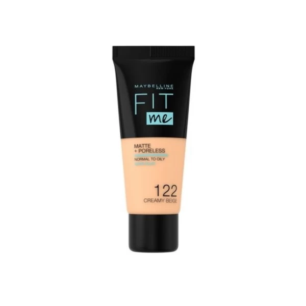 Fond de ten mat Nuanta 122 Creamy Beige Fit Me, 30 ml, Maybelline - image 2