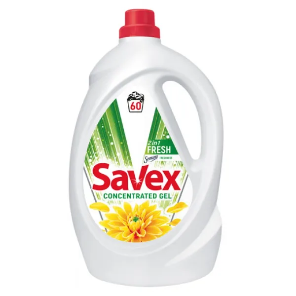 Savex Detergent lichid 3.3L 2in1 Fresh - image 1