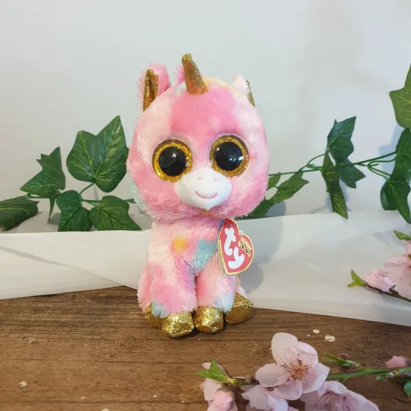 Jucarie de plus TY Unicornul FANTASIA 15 cm - image 2
