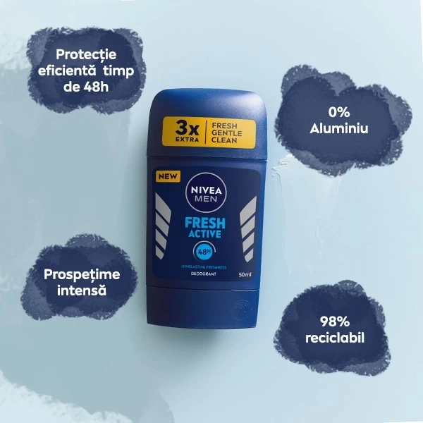 Nivea Men Deodorant Stick Fresh Active 50 ml - image 2