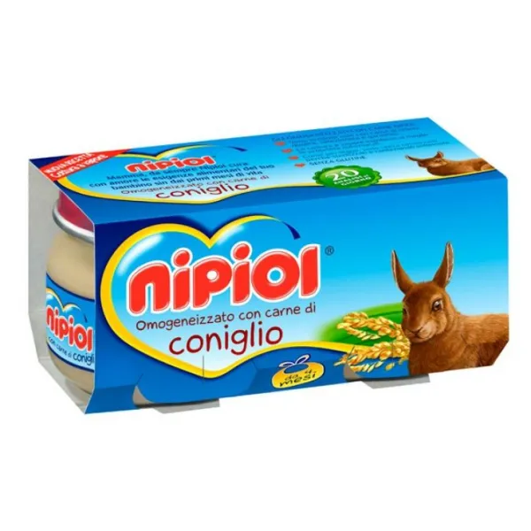 Nipiol Piure 160g Carne Iepure (6 luni) (2x80g) - image 1