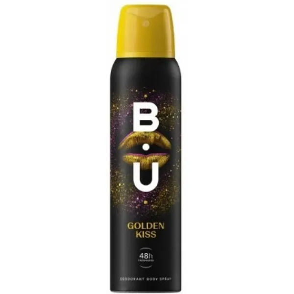 Парфюмированный дезодорант для женщин B.U Fr Deo Spr Golden Kiss Intl R20 150 мл - image 1
