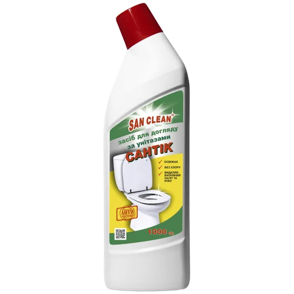 Santic WC pentru curățarea toaletelor Aromă de Conifere, 1000ml - image 1