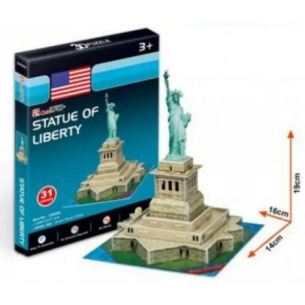 3D пазл Статуя Свободы, 31 элемент - image 2