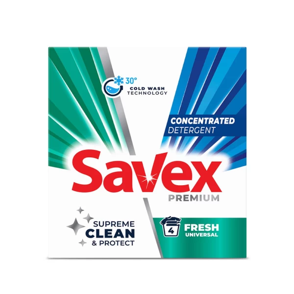 Savex Detergent automat  320gr Premium Fresh, 4 spalari - image 1