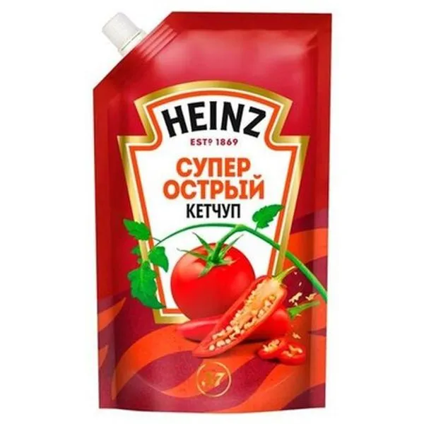Кетчуп Heinz Супер Острый 320 г - image 1