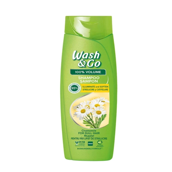 Wash&Go Sampon 360ml cu extract de Musetel - image 2