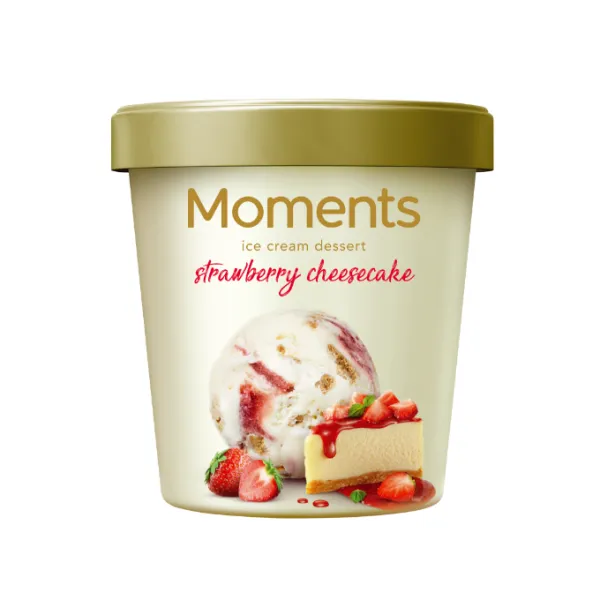 Sandra Moments Inghetata Strawberry Cheesecake 465ml - image 1