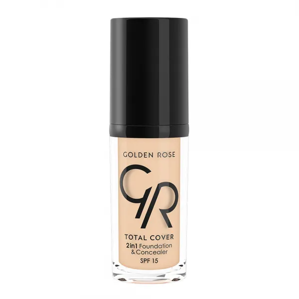 Golden Rose Fond de ten Total Cover 2in1 001 30ml - image 1