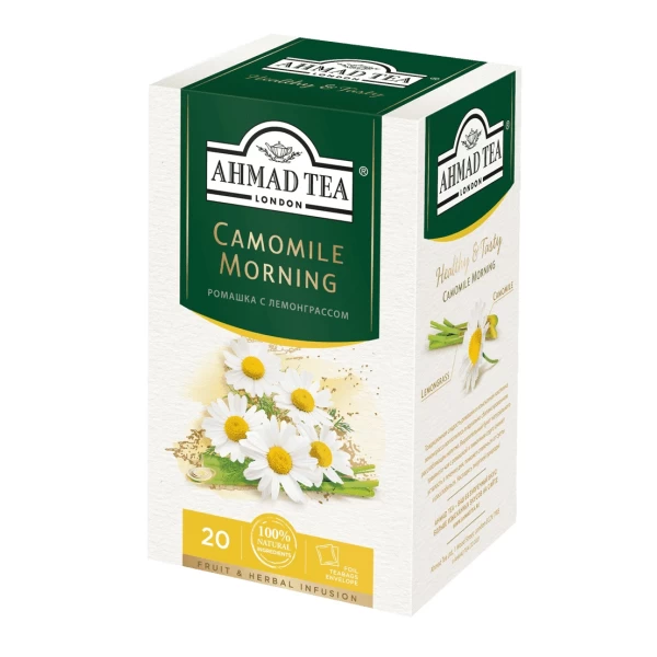 Ahmad Tea Ceai din plante Camomile Morning 20 plicuri - image 1