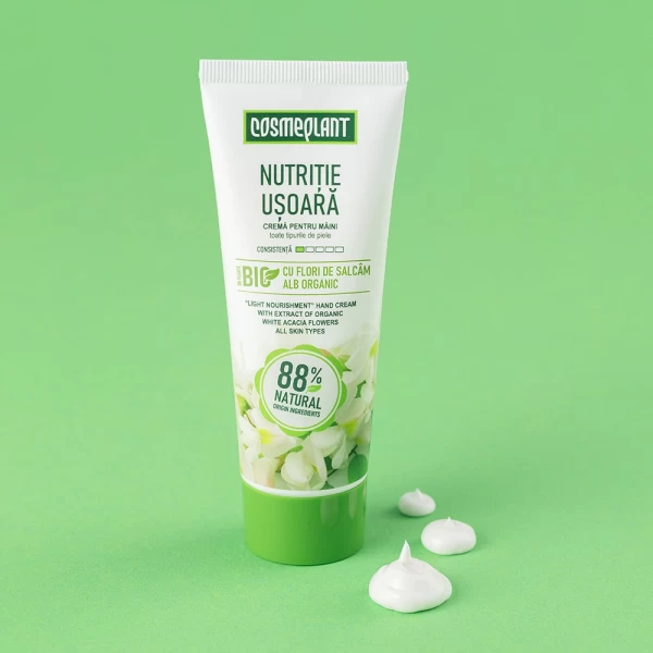 Cosmeplant Crema pentru maini 75ml Nutritie usoara Salcam Alb - image 2