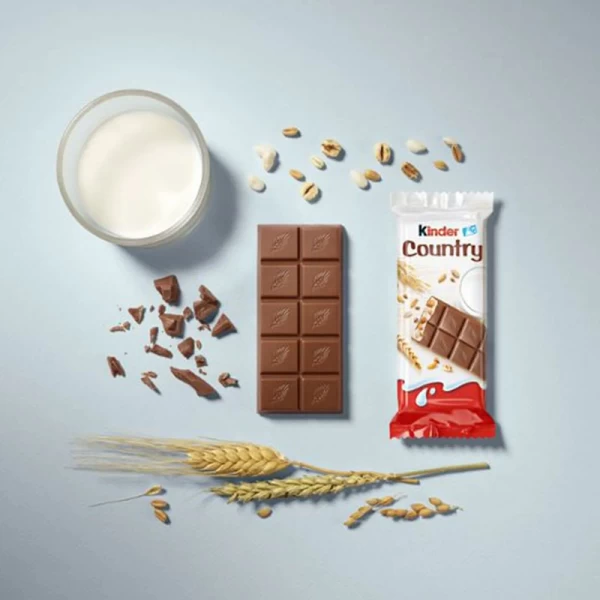Kinder Ciocolata cu lapte cu umplutura fina de lapte si cereale 94g - image 3