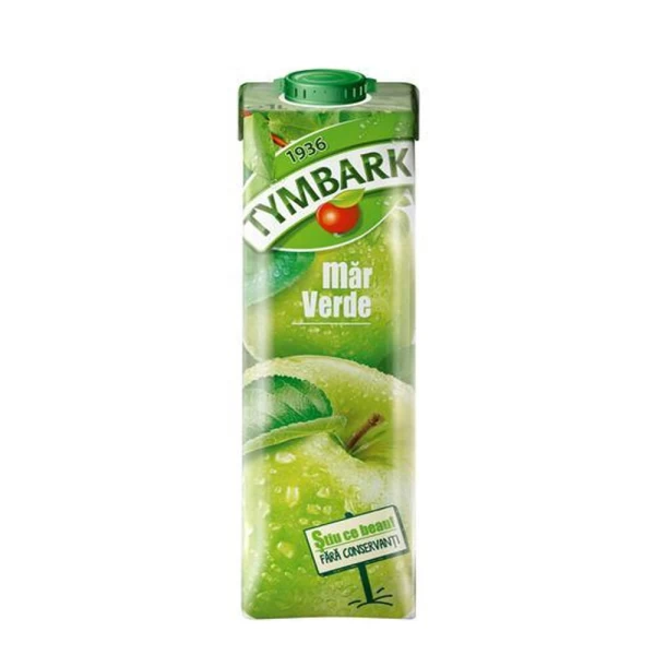 Tymbark Bautura necarbogazoasa cu piure de Mere Verzi 1l - image 1