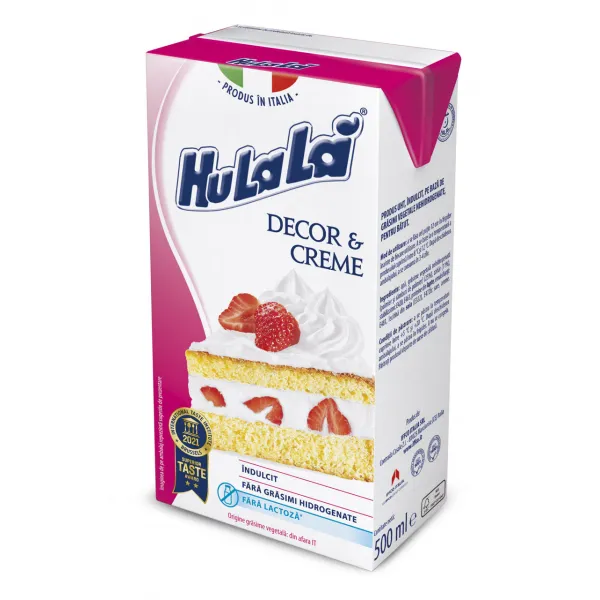 Сливки кондитерские Hulala Decor & Creme, 500мл - image 1
