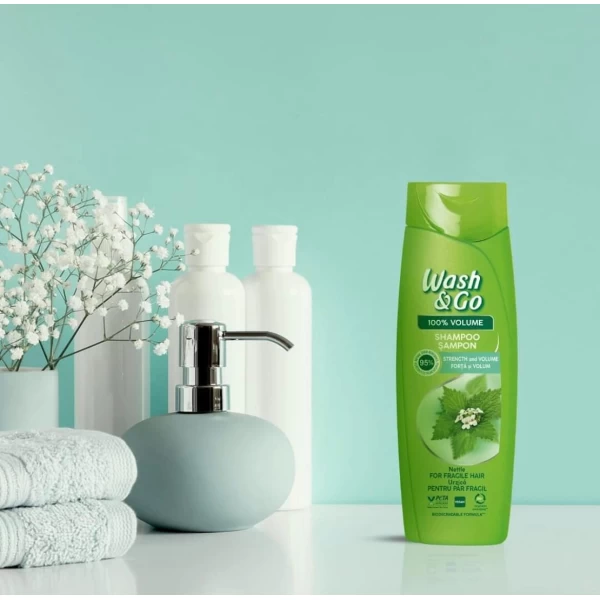 Wash&Go Sampon 675ml cu extract de urzica - image 3