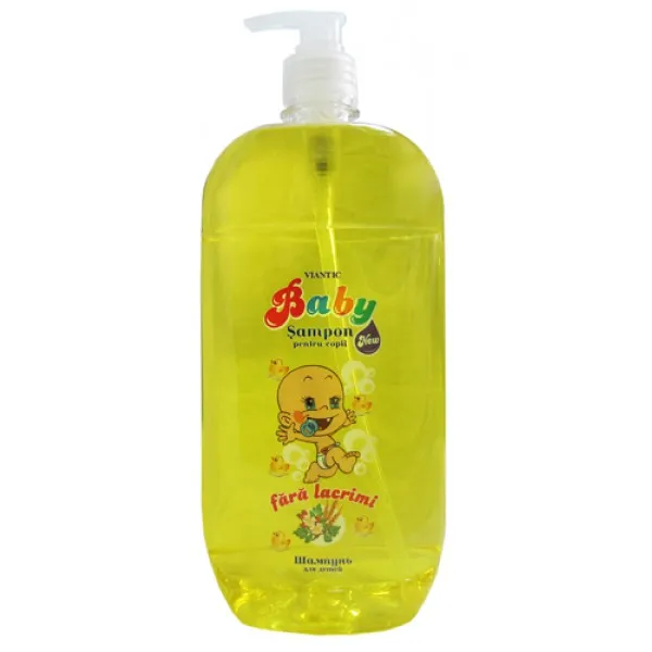 Viantic Sampon 1L Baby cu pomp. baiat - image 1