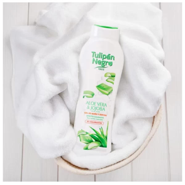 Tulipan Negro Gel de dus 650 ml Aloe Vera & Jojoba - image 2