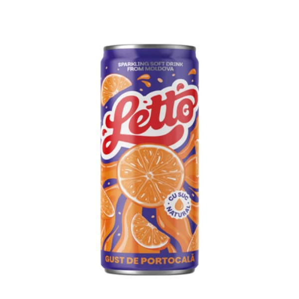 Letto Băutură carbogazoasă Sunny Orange 250ml - image 1