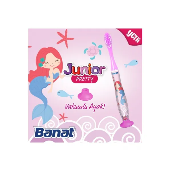 Banat Perie pentru dinti Junior Pretty, Soft - image 3