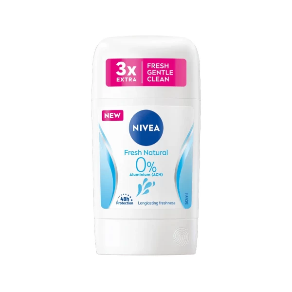 Nivea Дезодорант-стик Fresh Natural 0% Alu 50 мл - image 1