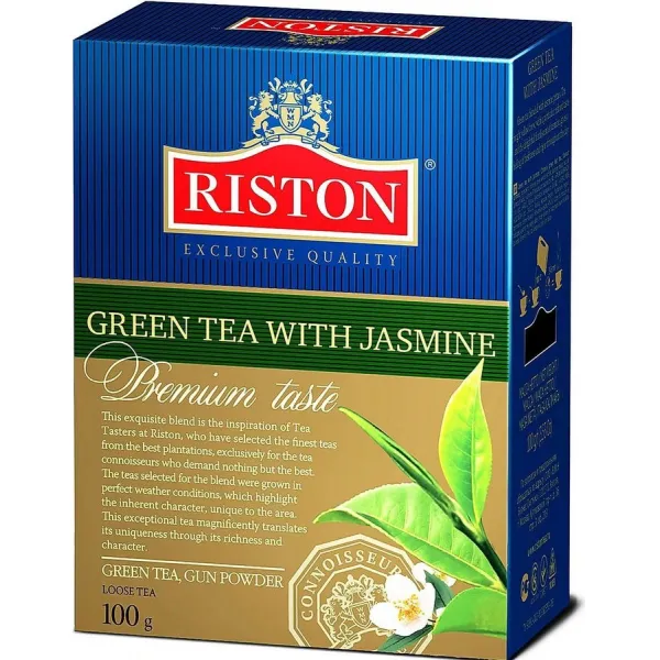 Чай Ристон Зеленый с жасмином 100гр - image 1