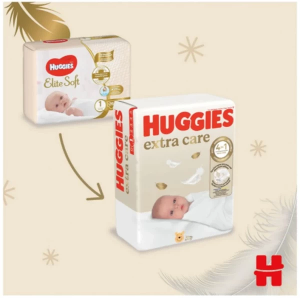 Подгузники Huggies Extra Care 2 3-6 кг 24 шт - image 2