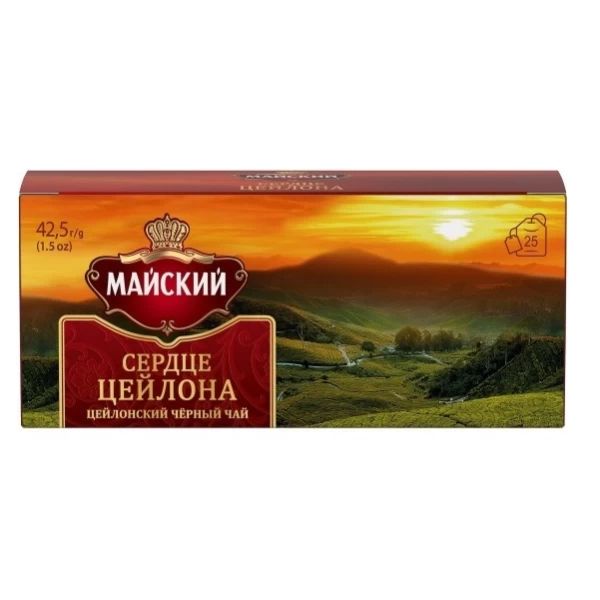 Чай Майский Сердце Цейлона 25 пак - image 1
