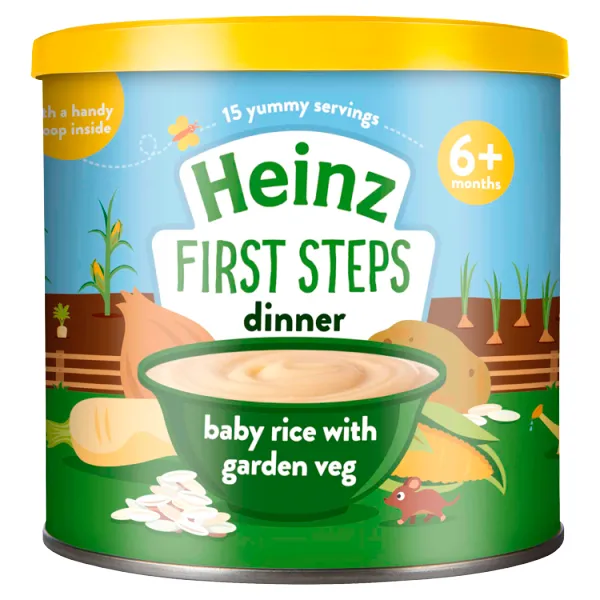 Heinz Terci First Steps Orez cu legume (6 luni), 200g - image 1
