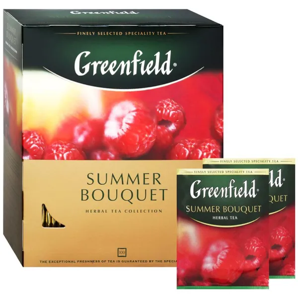 Чай Greenfield Summer Bouquet 100p х 2g - image 2