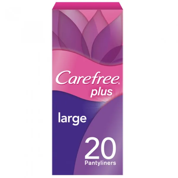Carefree Absorbante de zi Plus largi 20 buc - image 1