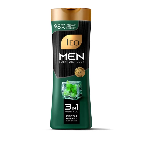 Шампунь Teo Beauty Men 3 in 1 Menthol 350 мл - image 1