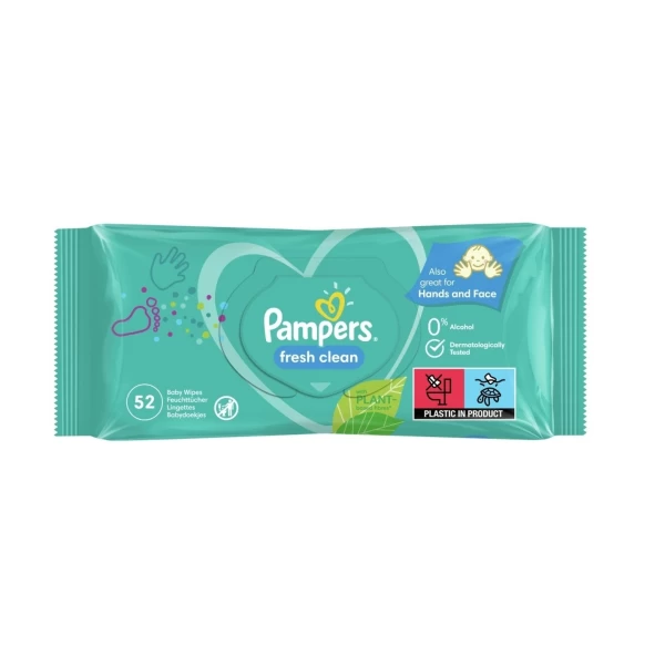 Pampers Servetele umede Fresh Clean 52 buc - image 1
