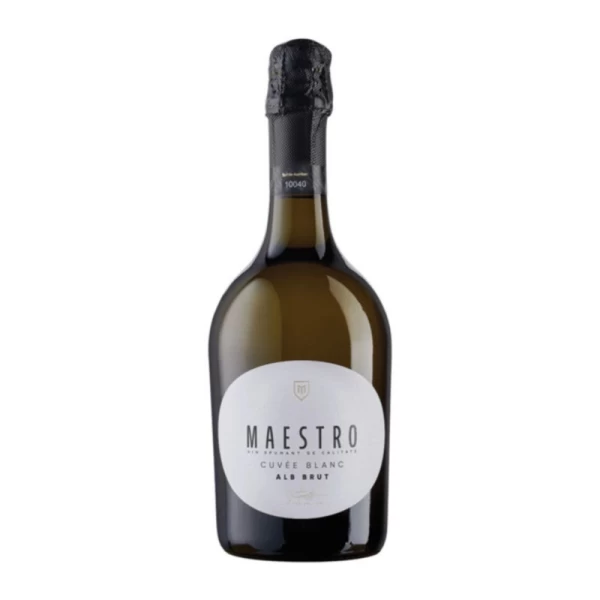 Maestro Вино игристое Cuvee Blanc белое брют 0,75л - image 1
