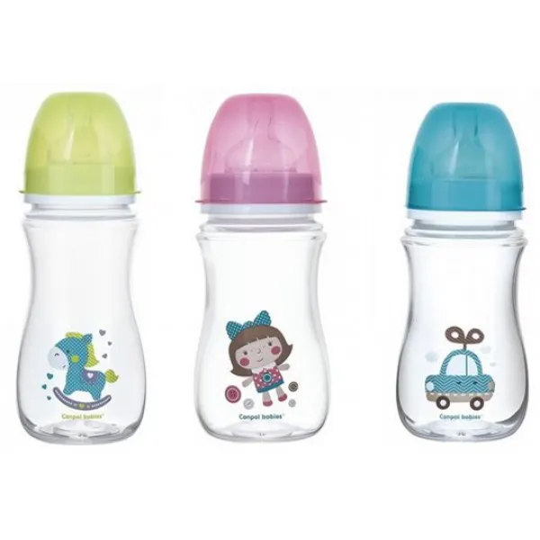 Бутылочка антиколиковая Canpol Easy Start "Toys Collection", 240 мл - image 1