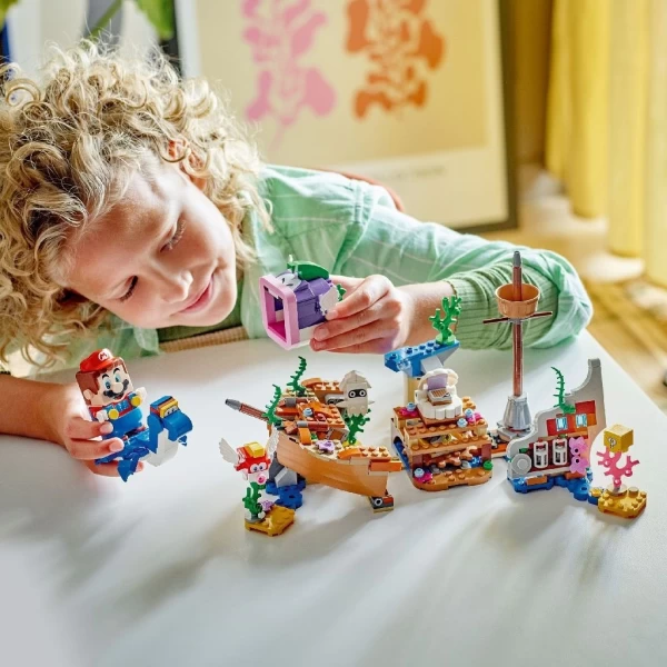 Конструктор LEGO Super Mario Расширение Приключение затонувшего корабля Дорри, арт. 71432 - image 4