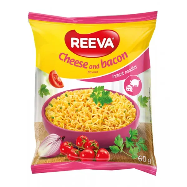 Reeva Лапша 60г с сыром и беконом - image 1