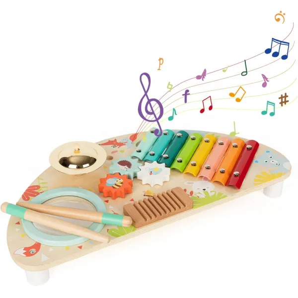 Jucarie centru muzical din lemn TKC354A - image 9