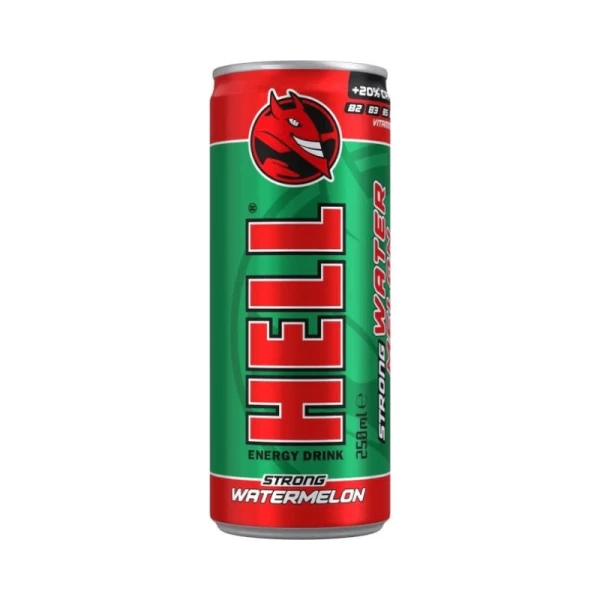 Hell Energy Drink Энергетический напиток watermelon 250мл - image 1
