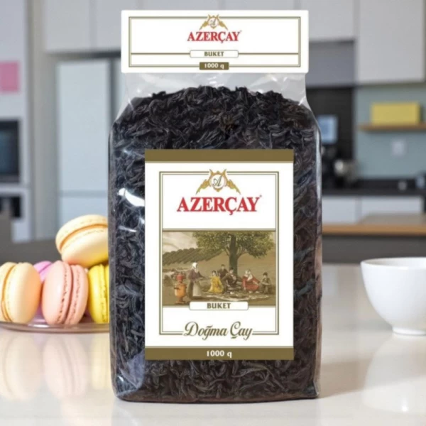 Ceai negru cu frunze mari Azercay Buket, 1 kg - image 2