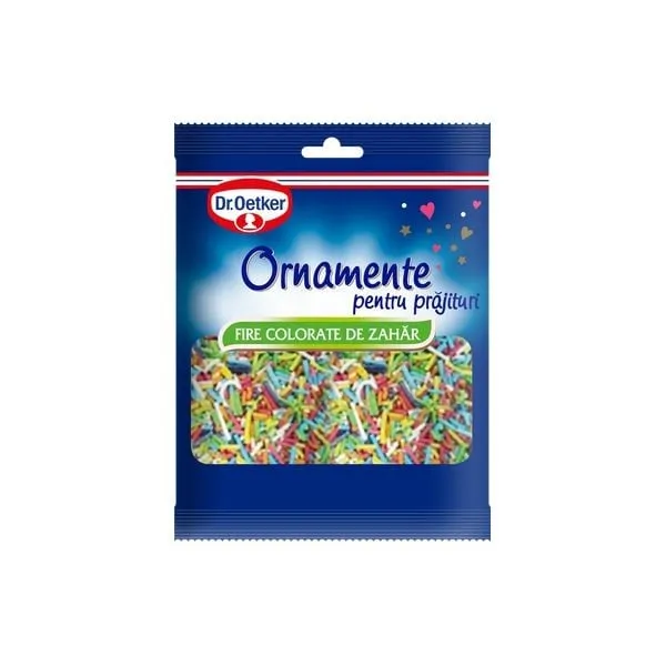 Dr. Oetker Ornamente Fire colorate de zahar 30g - image 1