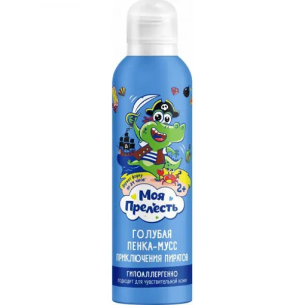 Moia Prelesti spuma de baie Aventurile piratilor (albastru) 200ml - image 1