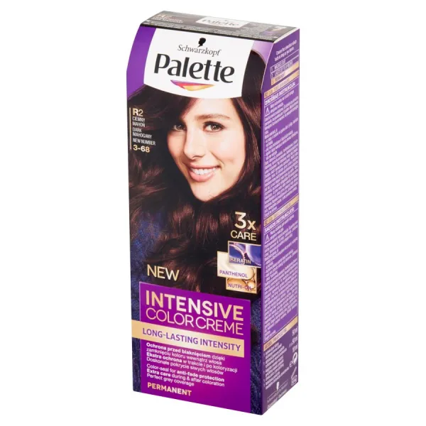 Palette Стойкая крем-краска для волос Intensive Color Creme 3-68 (R2) Красное дерево - image 1